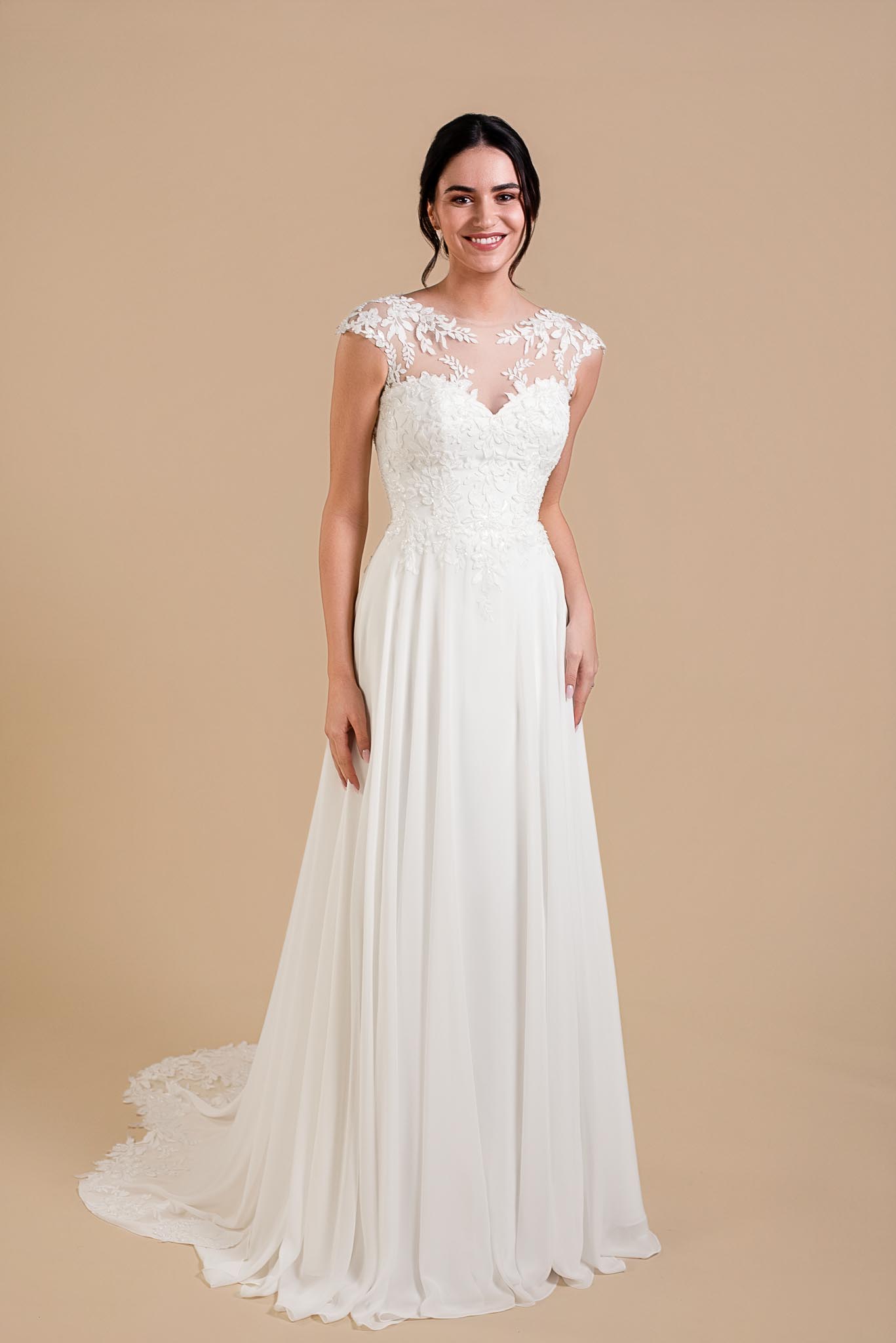 IDEALE-5214 Robe de mariée fluide idéale Eglantine 2027