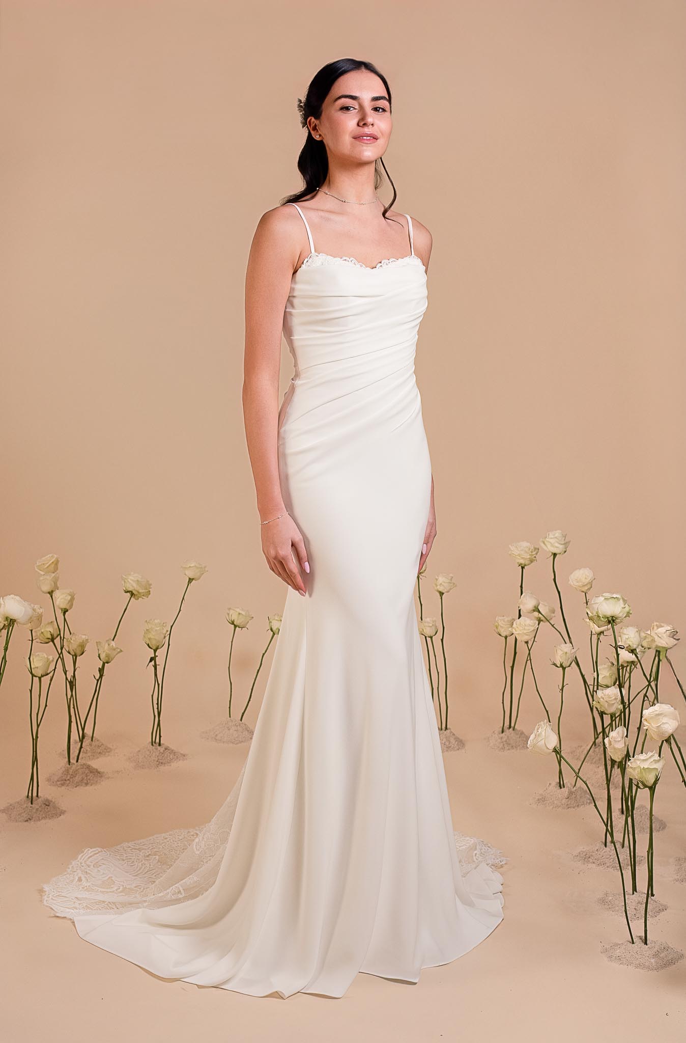 ILLUSION-3767 Robe de mariée sirène quille dentelle Illusion Eglantine 2027