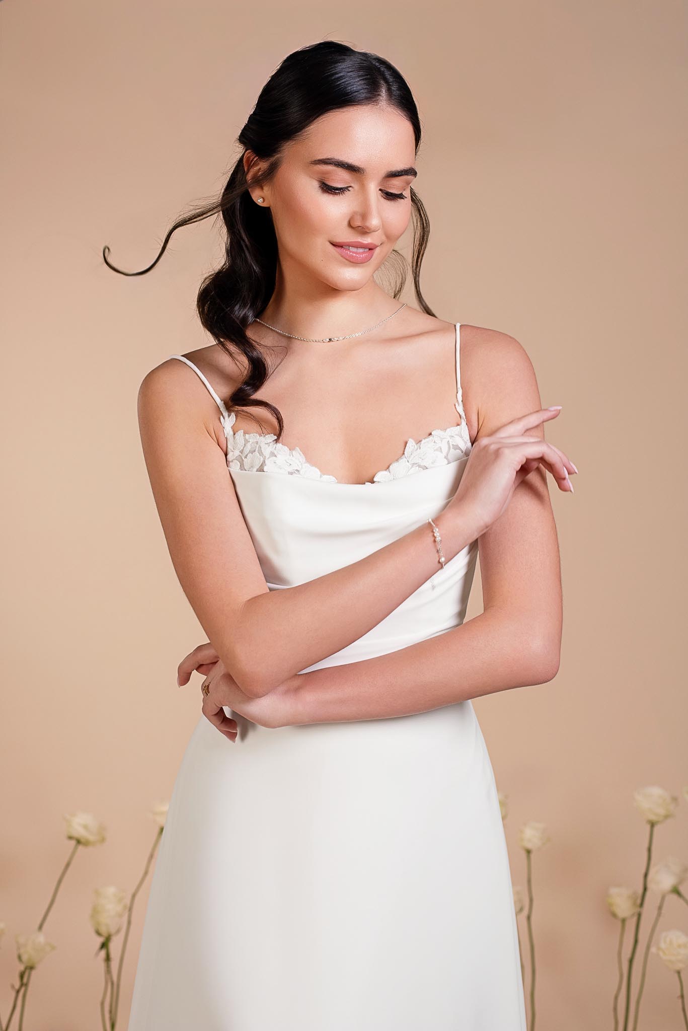 ITALA_5914 Robe de mariée Itala fluide, collection Eglantine 2027